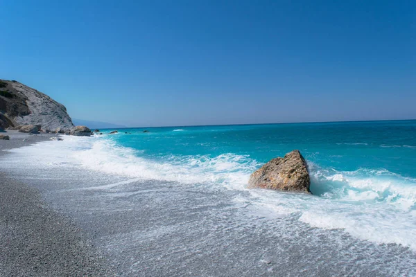 Skiathos Grecia isola di Lalaria spiaggia — Foto Stock