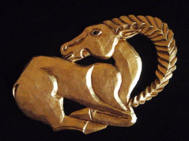 İskit altın, geyik