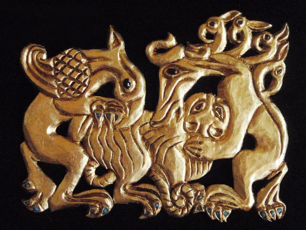 İskit altın, geyik