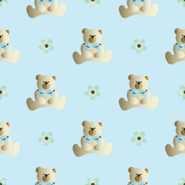 oyuncak ayı ile desen