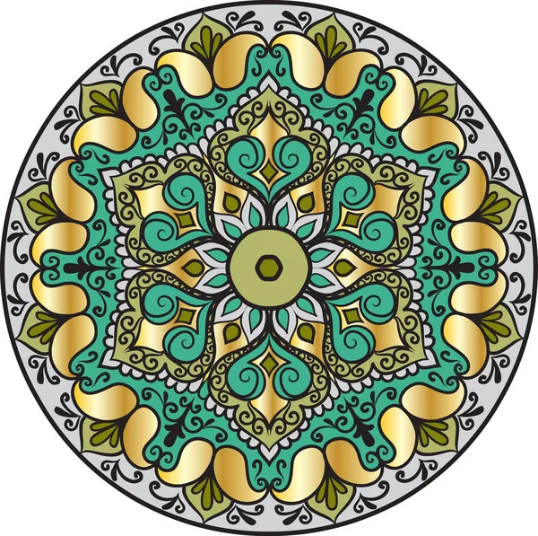 Bir çiçek mandala çizimi 