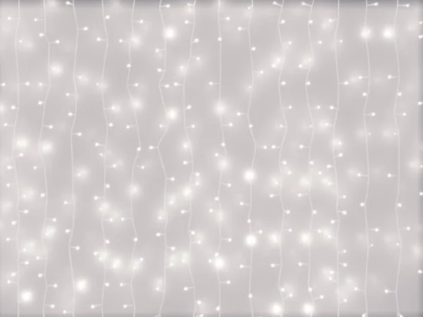 Jul bakgrund med vitt ljus krans 3d render — Stockfoto