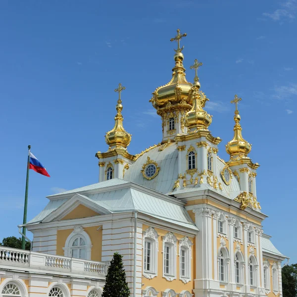 Peterhof Saint Petersburg Rusya Federasyonu Haziran 2016 Palace Kilise Aziz — Stok fotoğraf
