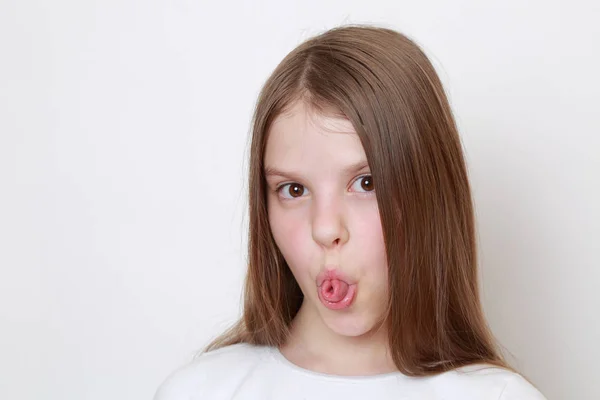 Smiley caucasian kid — Stock Photo, Image