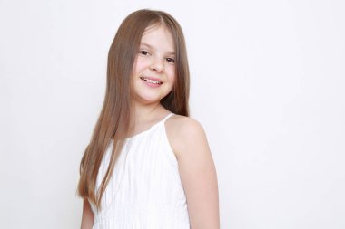 Güzel küçük kız.