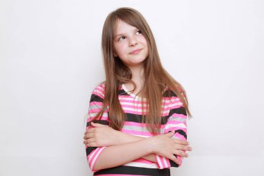 Çok güzel çocuk poz