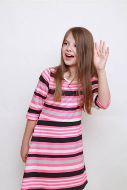 Çok güzel çocuk poz