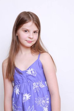 Studio duygusal küçük kız