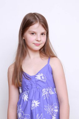 Studio duygusal küçük kız