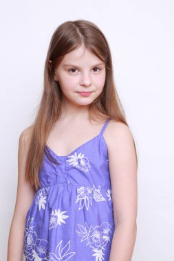 Studio duygusal küçük kız