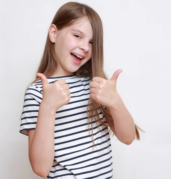 Pretty teen girl as a model — Stock Photo, Image