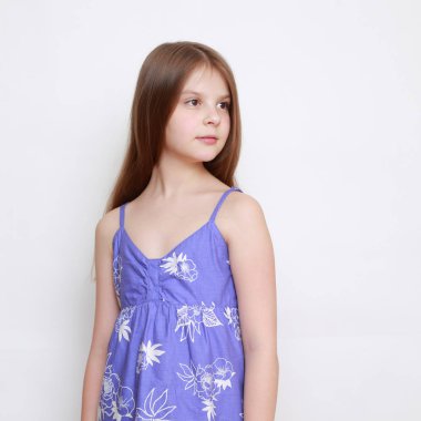 Stüdyo imge-in duygusal küçük kız