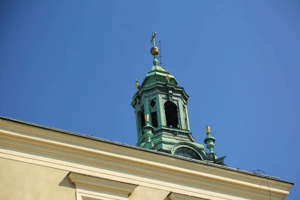 Krakow Polonia Agosto 2017 Collina Wawel Con Cattedrale Castello Wawel — Foto Stock