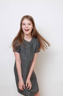 Komik ve mutlu kafkas genç kız