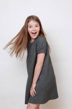 Komik ve mutlu kafkas genç kız