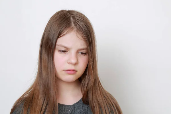 Expresivo Emocional Caucásico Adolescente Chica — Foto de Stock