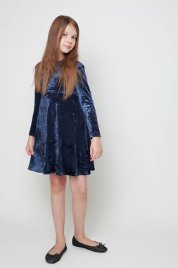 Moda genç kız stüdyoda