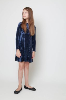 Moda genç kız stüdyoda