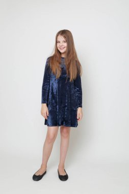 Moda genç kız stüdyoda