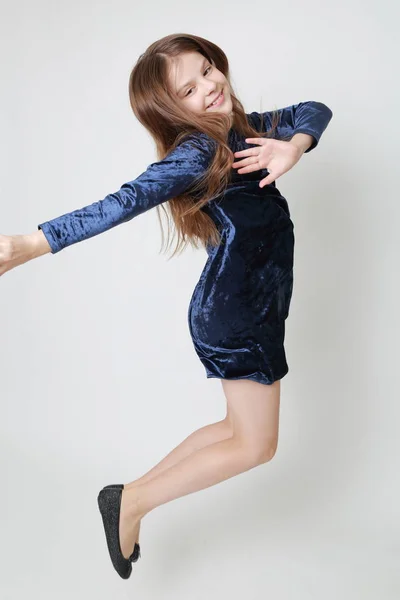 Gorgeous Teen Girl Dress Posing — Stock Photo, Image