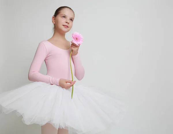 Студійне зображення маленької балерини — стокове фото