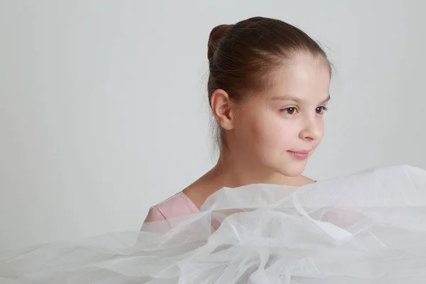 Studio image of little ballerina — Stock Photo, Image