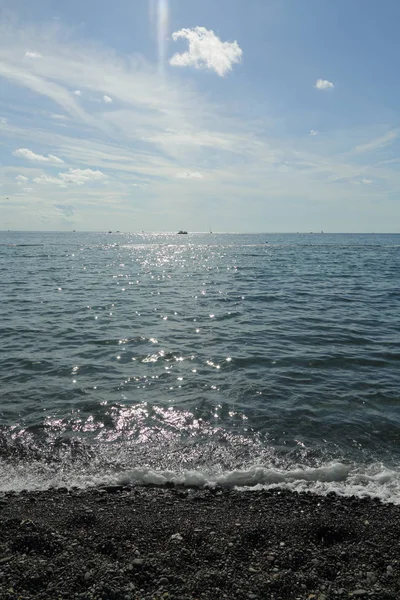 Mare Sul Mar Nero Sochi Federazione Russa Focus Selezionato — Foto Stock