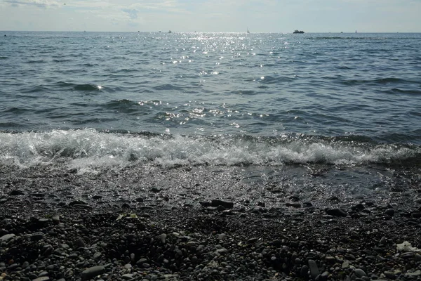 Mare Sul Mar Nero Sochi Federazione Russa Focus Selezionato — Foto Stock