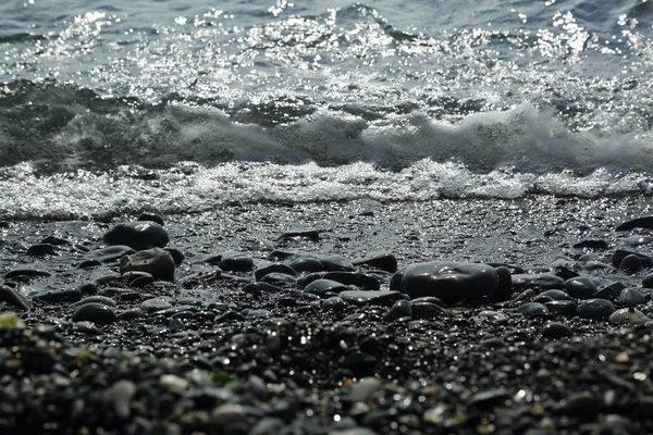 Meer Über Dem Schwarzen Meer Sotschi Russische Föderation Ausgewählter Schwerpunkt — Stockfoto