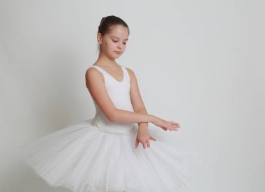 Genç model bir balerin olarak