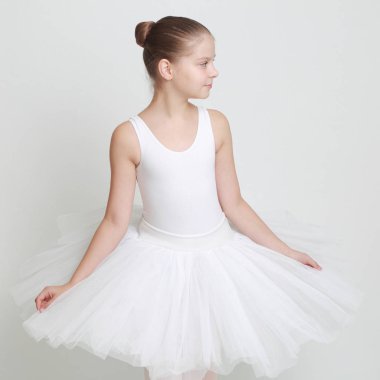 Genç model bir balerin olarak