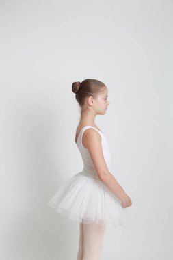 Genç model bir balerin olarak
