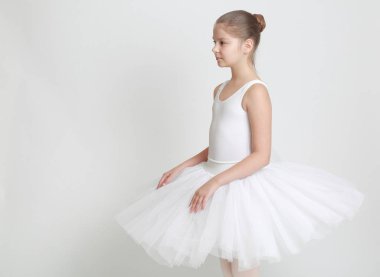 Genç model bir balerin olarak