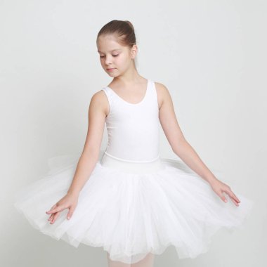 Genç model bir balerin olarak