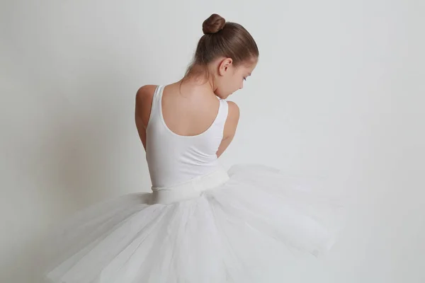 Schöne Kleine Ballerina Studio — Stockfoto