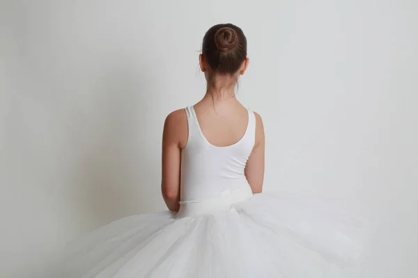 Beautiful Little Ballerina Studio — Stock Photo, Image