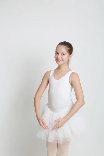 Beautiful Little Ballerina Studio — Stock Photo, Image