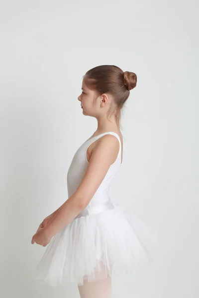 Beautiful Little Ballerina Studio — Stock Photo, Image