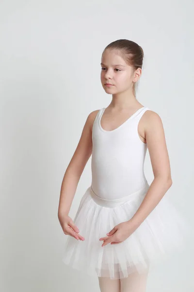 Vakker Liten Ballerina Studio – stockfoto