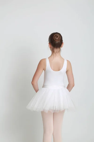 Beautiful Little Ballerina Studio — Stock Photo, Image