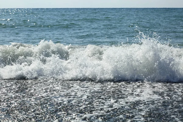 Sea Beach Riviera Sochi Russian Federation Selected Focus — Stock Photo, Image