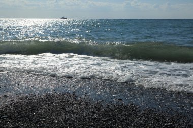 Sea Beach Riviera Soçi, Rusya Federasyonu. Seçilen odak.