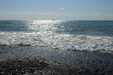 Sea Beach Riviera Soçi, Rusya Federasyonu. Seçilen odak.