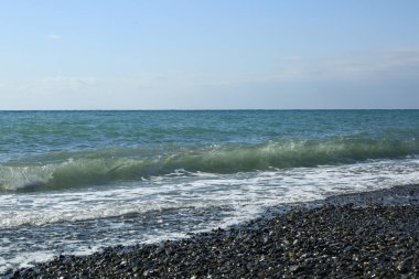 Sea Beach Riviera Soçi, Rusya Federasyonu. Seçilen odak.