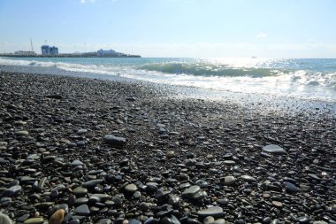 Sea Beach Riviera Soçi, Rusya Federasyonu. Seçilen odak.