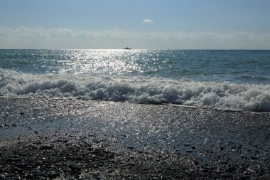 Sea Beach Riviera Soçi, Rusya Federasyonu. Seçilen odak.