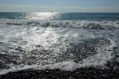 Sea Beach Riviera Soçi, Rusya Federasyonu. Seçilen odak.