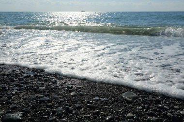 Sea Beach Riviera Soçi, Rusya Federasyonu. Seçilen odak.
