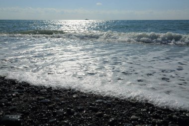 Sea Beach Riviera Soçi, Rusya Federasyonu. Seçilen odak.