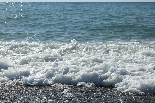 Sea Beach Riviera Sochi Russian Federation Selected Focus — Stock Photo, Image